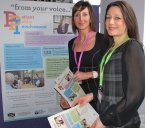 Public & Patient Involvement poster with Justine Hudson & Emma Darling