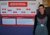 Rosalie Ashworth with her poster